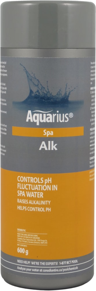 Aquarius Alk Spa Alkaline Booster, 600-g