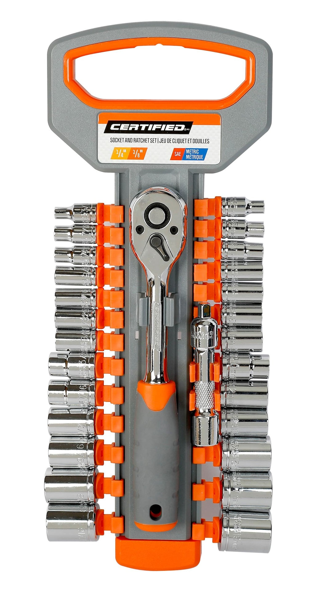 Certified Socket and Ratchet Set, 29-pc