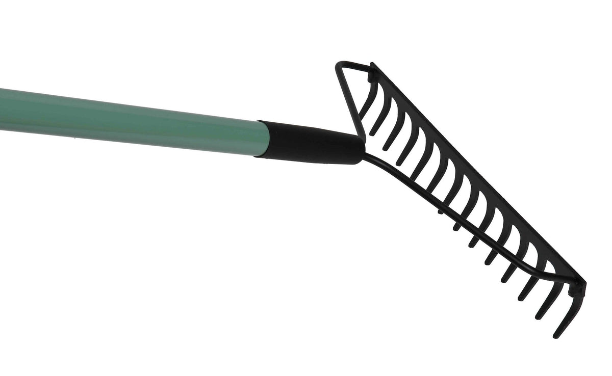 Garden Club Fibreglass 14-Tine Garden Bow Rake with 6-in Cushion Grip