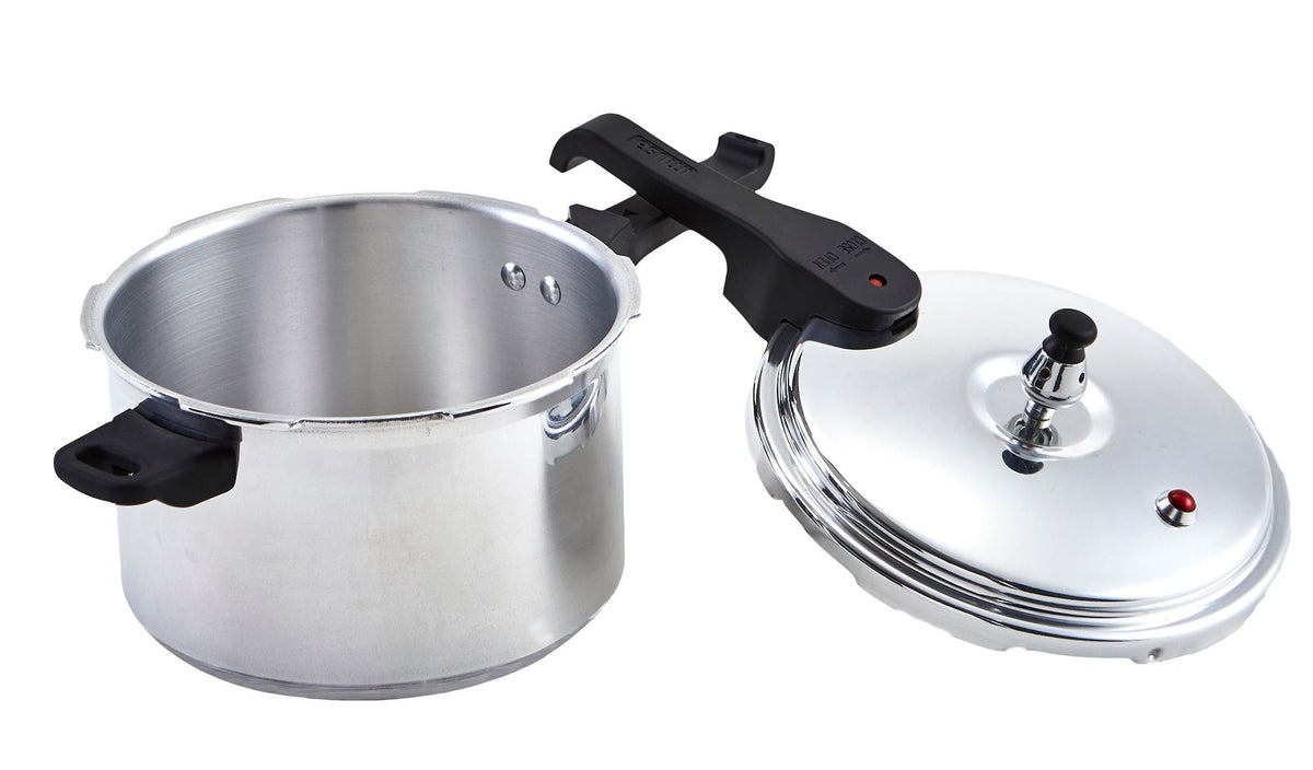 Imusa Stovetop Pressure Cooker, Aluminum, 7-qt