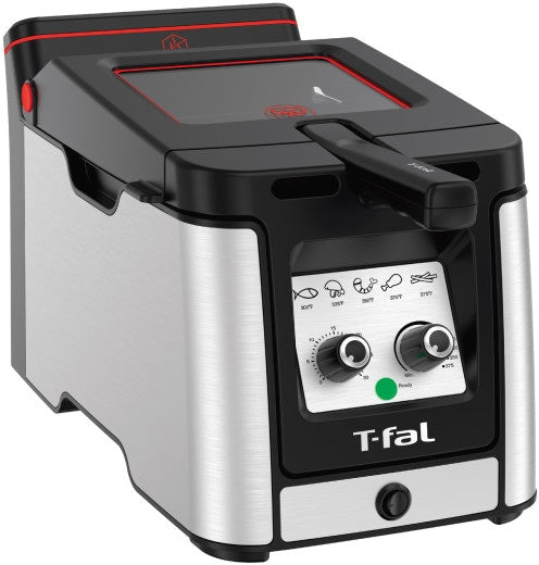 T-fal Odorless Deep Fryer, Stainless Steel, 3.5-L