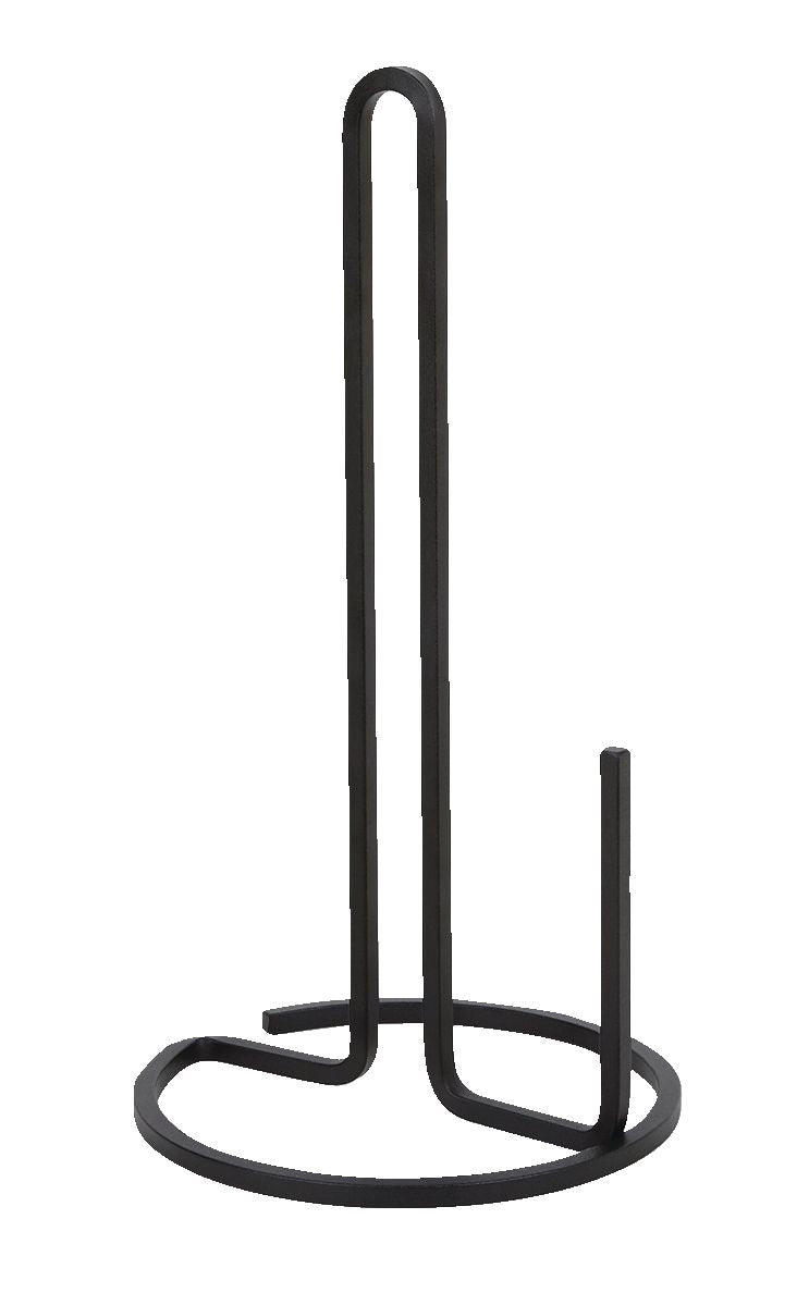 Umbra Squire Upright Metal Paper Towel Holder For Kitchen Countertop, Black