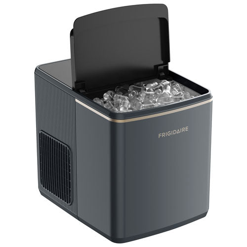 Frigidaire 26 lb Countertop Bullet Ice Maker with Touch Controls – Grey G1