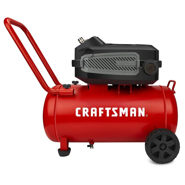 CRAFTSMAN HARD Air Compressor, 10 Gallon 1.8 HP 175 PSI, 4.0CFM@90PSI, Oil Free and Maintenance Free, Portable with Large Wheels, CMXECXA0201041 Q2