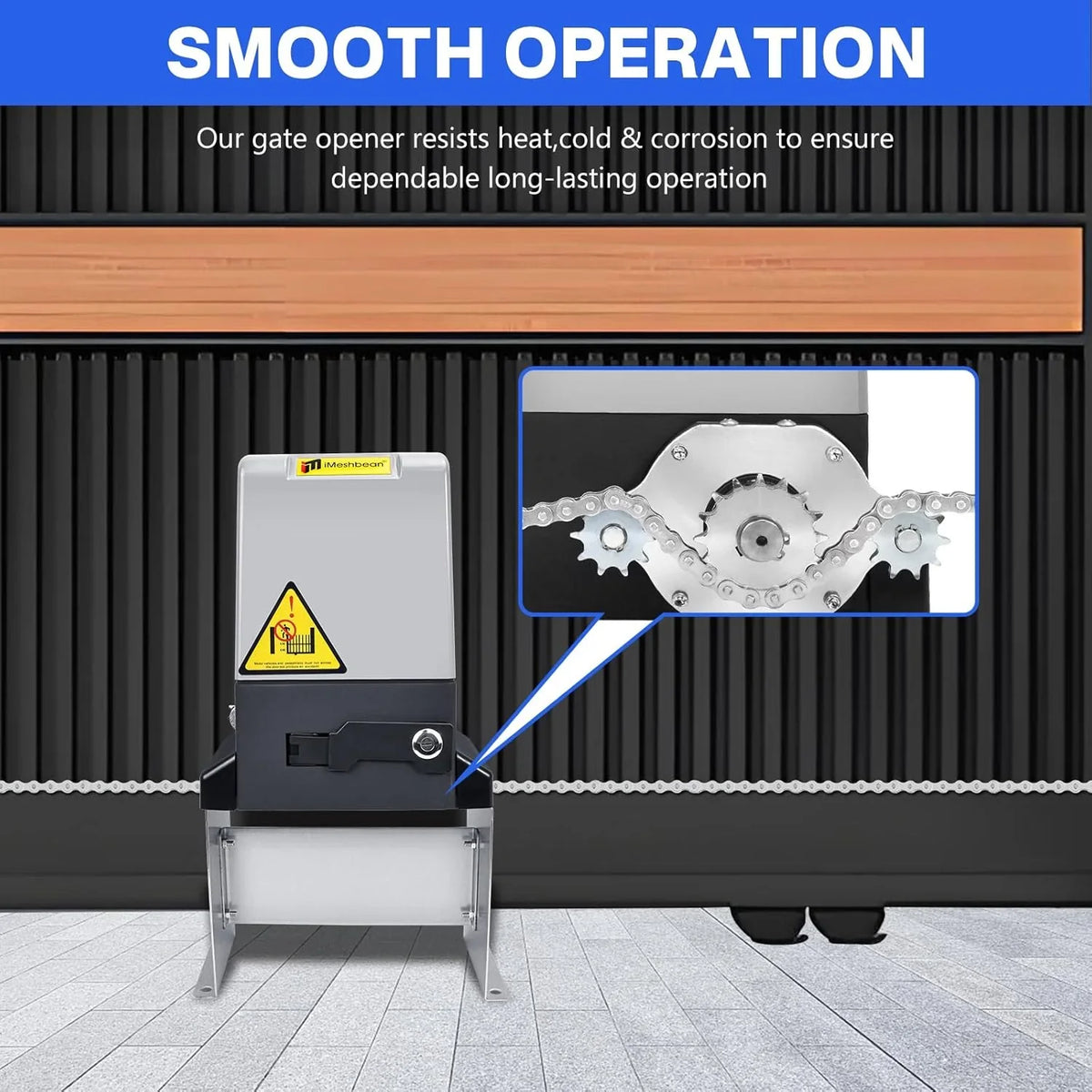 Automatic sliding door opener (controlled via APP), equipped with 4 remote controllers, 750-watt electric sliding door opener motor remote control kit, with wireless keyboard, suitable for sliding door openers up to 40 feet in length.