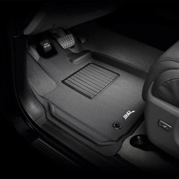 3D MAXpider Mat Custom-fit All-weather Car Mats; Row 1 and 2 Only C8