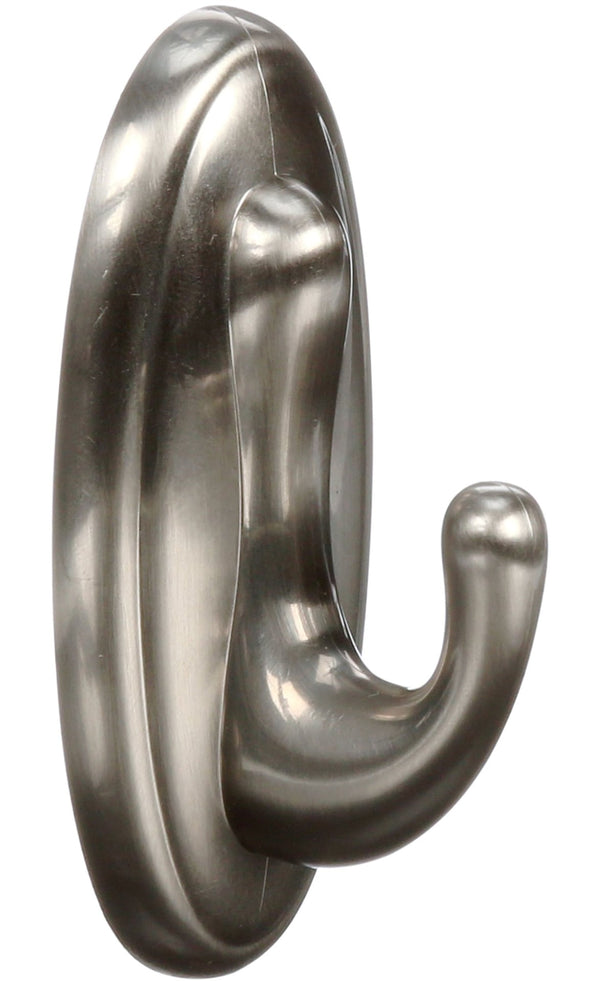 3M Command Medium Traditional Decorative Utility Hook, Brushed Nickel N7