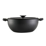 4.8 Qt Utsava Pre-Seasoned Cast Iron Kadai with Lid