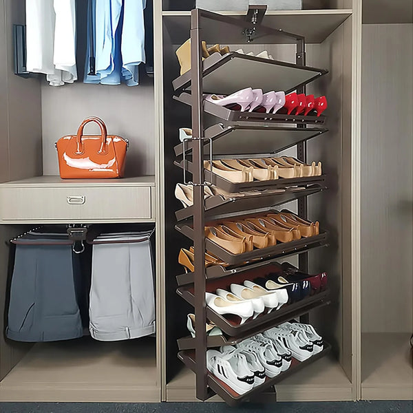 Rotating Shoe Rack，360° Rotating Vertical Shoe Rack，Free Standing Shoe Racks，15-Tiers Shoe Rack Organizer Shoe Storage Shelf For Entryway Living Room Hallway Shoe Cabinet. ( Size : Fifteen Layers ) Z5