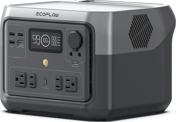 EcoFlow RIVER 2 Max Portable Power Station 512Wh Capacity.Solar Generator.1000W AC Output for Outdoor Camping.Home Backup.Emergency.RV.off-Grid X0