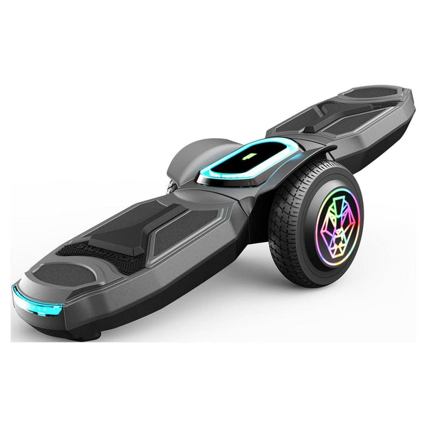 Swagtron Shuttle Zipboard Electric Hoverboard Skateboard 7 mph and 3-Mile Range LED Wheels Bluetooth Speaker L6