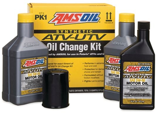 Amsoil Polaris ATV/UTV Oil Change Kit 5W50 C8