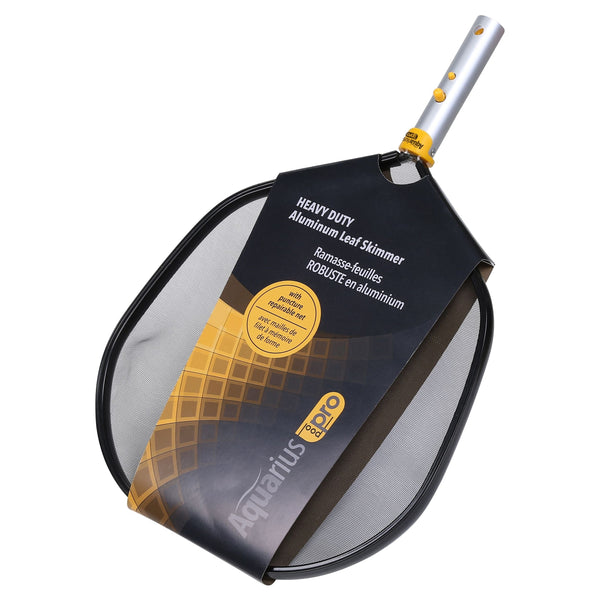 Aquarius Deluxe Aluminum Swimming Pool Leaf Skimmer with Aluminum Handle I0