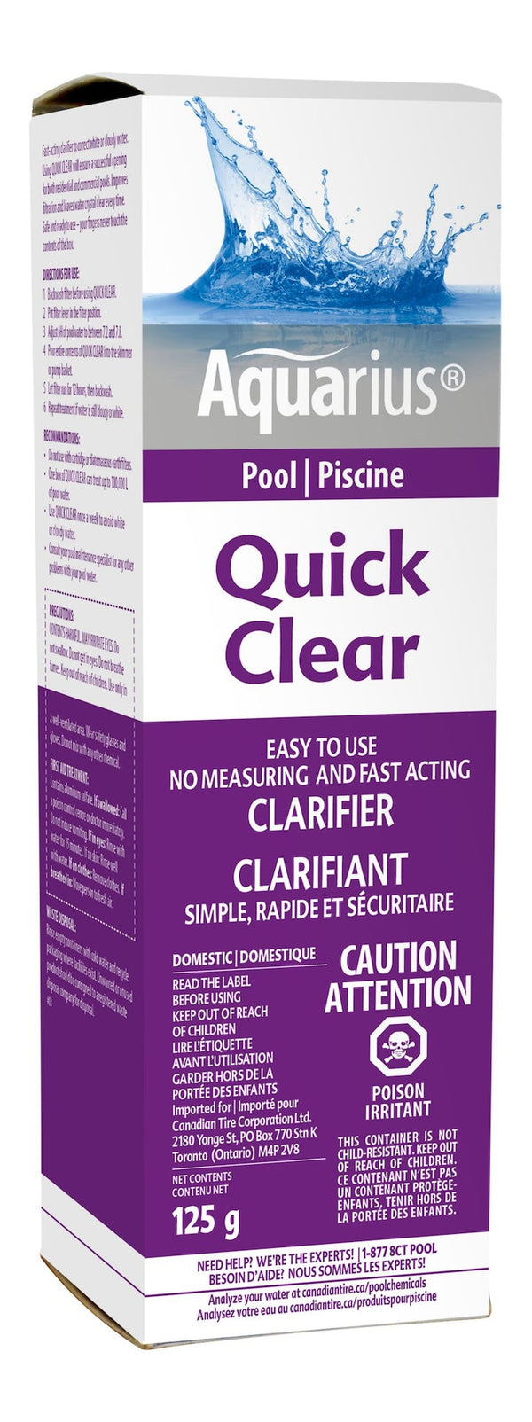 Aquarius Quick Clear Pool Clarifier J0