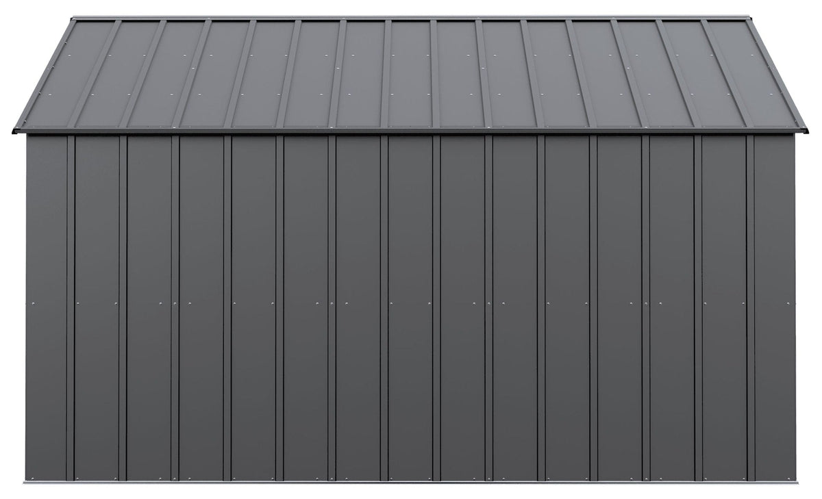 Arrow Classic 12x12-ft Charcoal Corrosion-Resistant Metal Shed