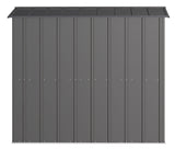 Arrow Classic Galvanized Steel Storage Shed, Charcoal, 6-ft x 7-ft