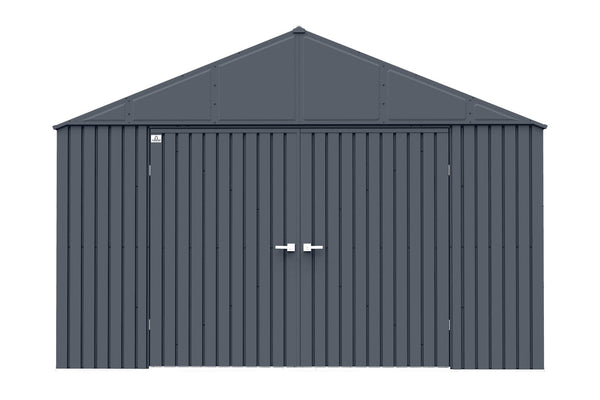 Arrow Elite 12x16-ft Anthracite Corrosion-Resistant Steel Storage Shed W7