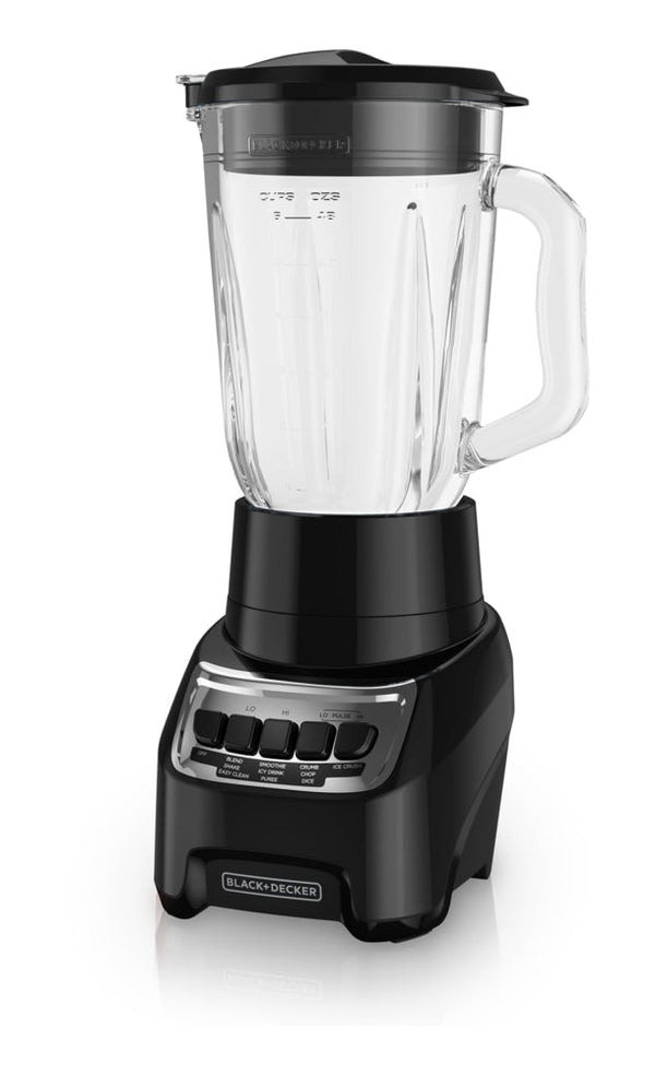 Black & Decker Blender Power Crush 4-Speed Piano Key, Black, 700W Z5