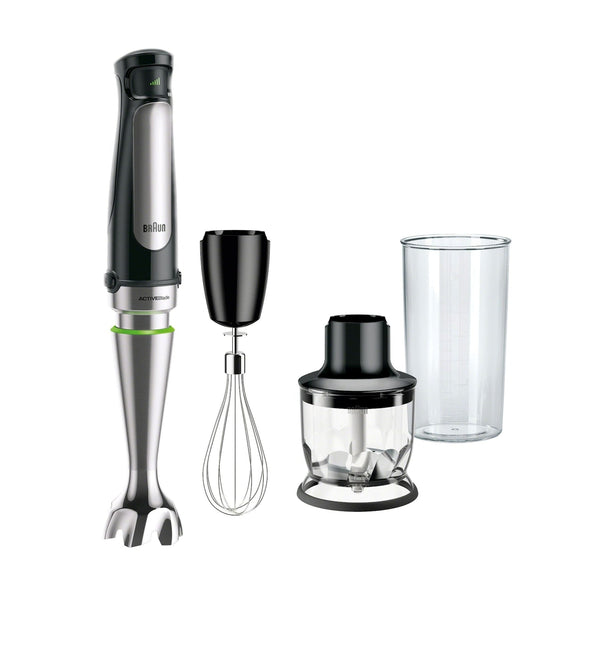 Braun Hand Blender & 1.5-Cup Food Processor with Whisk and Beaker G0