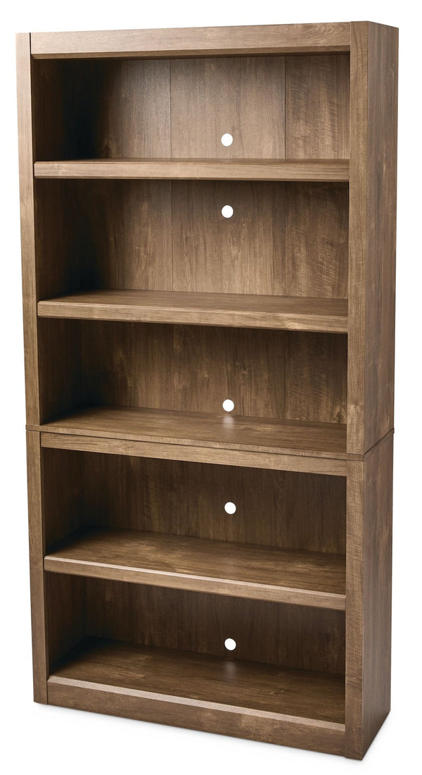 Canvas Adjustable 5-Shelf Bookcase/Bookshelf, Oak M0