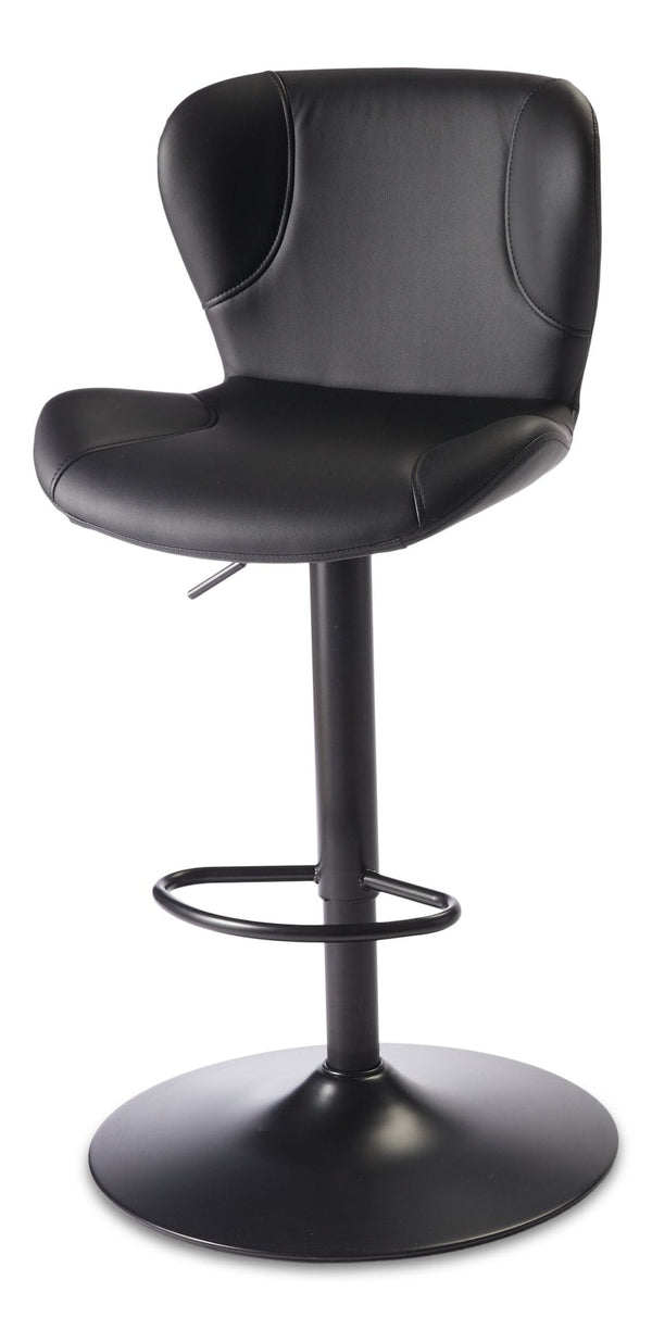 CANVAS Burnaby Gas-Lift Bar Stool, Black X3