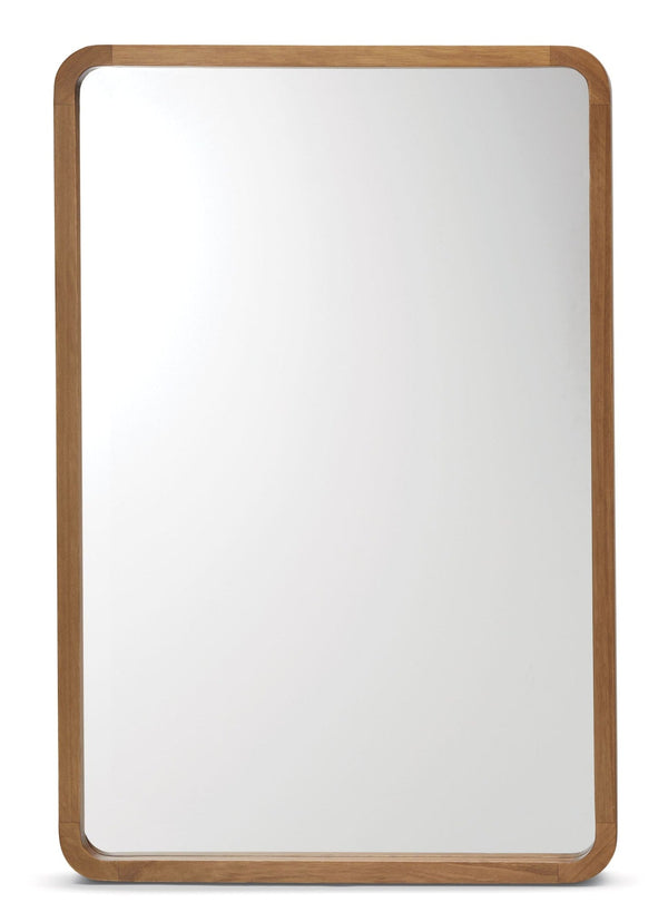 CANVAS Springside Pearwood Rectangular Wall Mirror, Brown, 24 x 36-in W6
