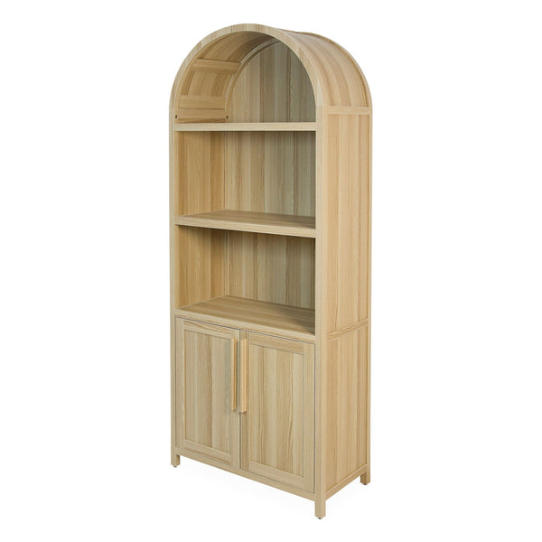 Canvas Stratford Arched Bookcase, Oak K8