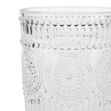 CANVAS Vintage Embossed Glass Tumbler Set, 4-pk