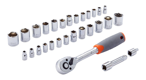 Certified Socket and Ratchet Set, 29-pc K9