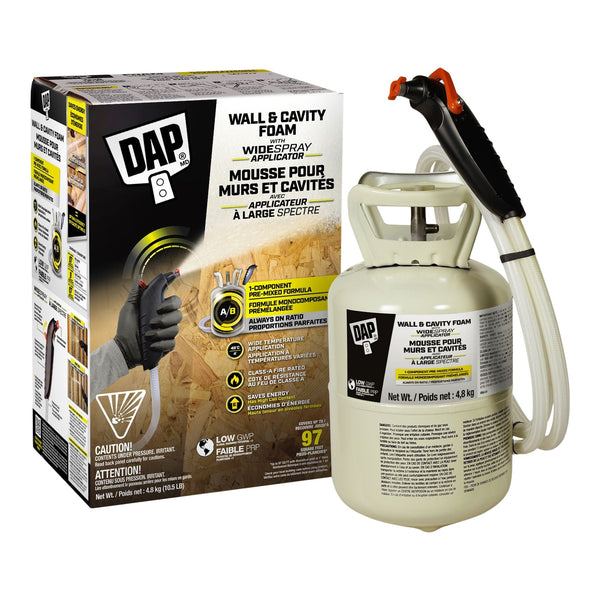 DAP Wall and Cavity 1-Component Foam with Wide Spray, 10.4-lb G0