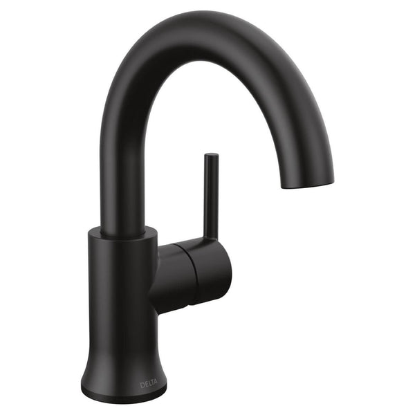 Delta 1-Handle Lavatory Faucet with Diamond Seal Technology, Matte Black U5