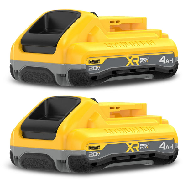 DEWALT 20V MAX XR 4Ah Powerpack Battery with LED Indicator, 2-pk G0