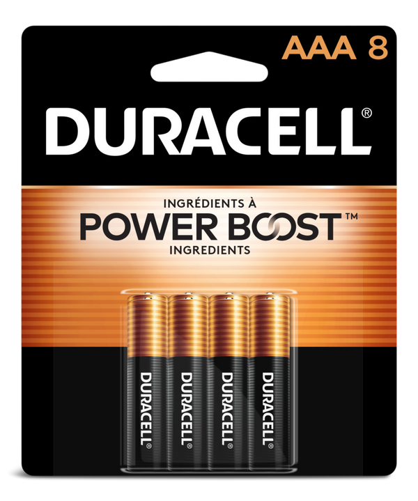 Duracell Coppertop AAA Alkaline Batteries, All Purpose, 8-pk I1