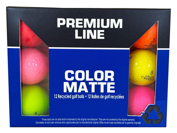 Eagle Recycled Golf Balls, Mixed/Matte Colours, 12-pk T7
