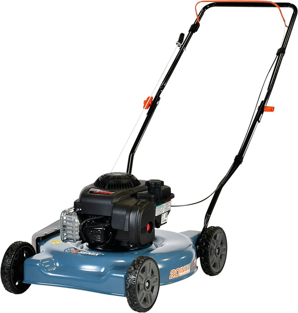 Gas Lawn Mower, 20-Inch, 125 cc 4-Cycle Briggs & Stratton Engine, Push Lawnmower E9