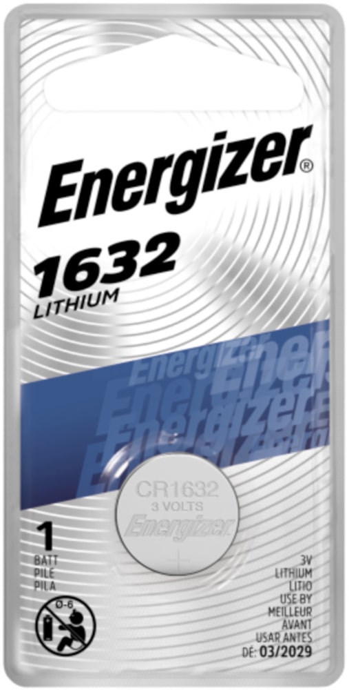 Energizer 1-pk CR1632 3V / 3 Volt Lithium Coin Cell Battery M3