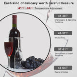 Zimtown 1.8Cu.Ft 18Bottle Compressor Wine Cooler Refrigerator Freestanding Compact Mini Wine Fridge