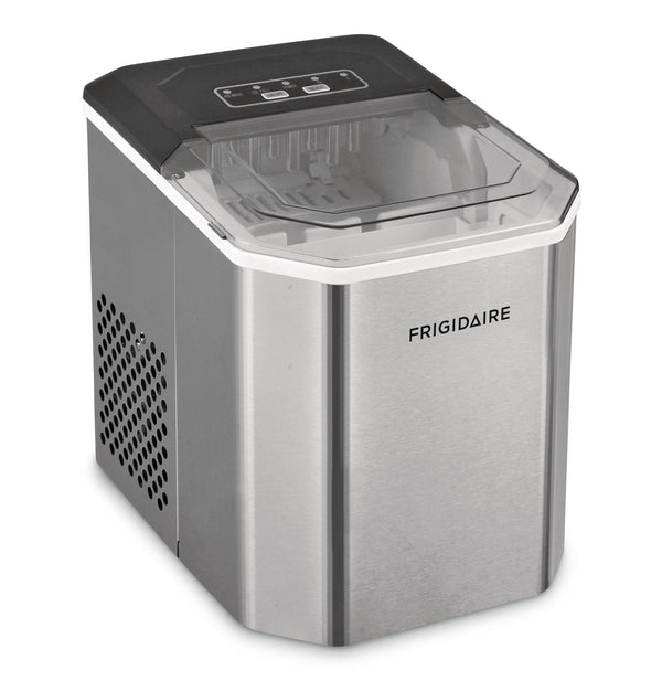 Frigidaire Stainless Steel Countertop Ice Maker with LED Display, 2.3-qt, Silver S7