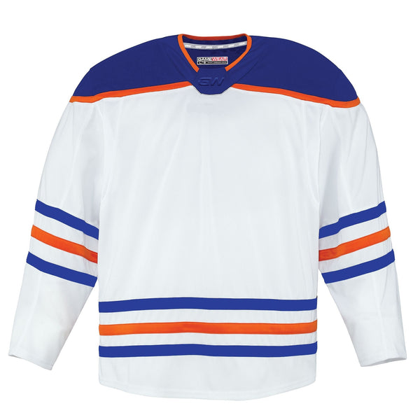 Gamewear 8500 Pro Team Hockey Jersey, Junior, Edmonton Oilers Away Colours, Various Sizes B6