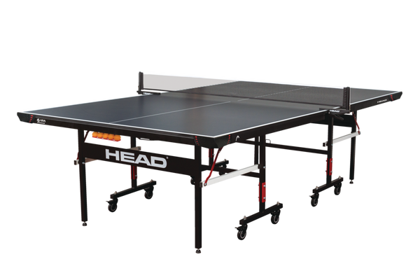Head Summit Foldable Pong Table Tennis with Net & Built-In Storage J0