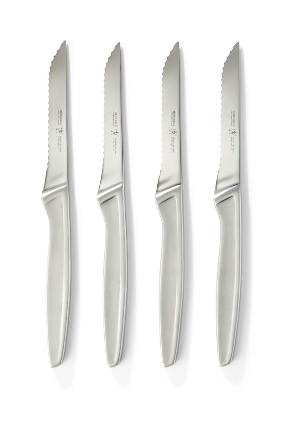 HENCKELS Stainless Steel Steak Knife Set, Dishwasher Safe, 4-pc C7