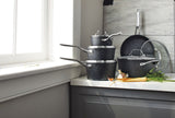 Heritage The Rock Non-Stick Cookware Set with Matching Roaster, 10-pc