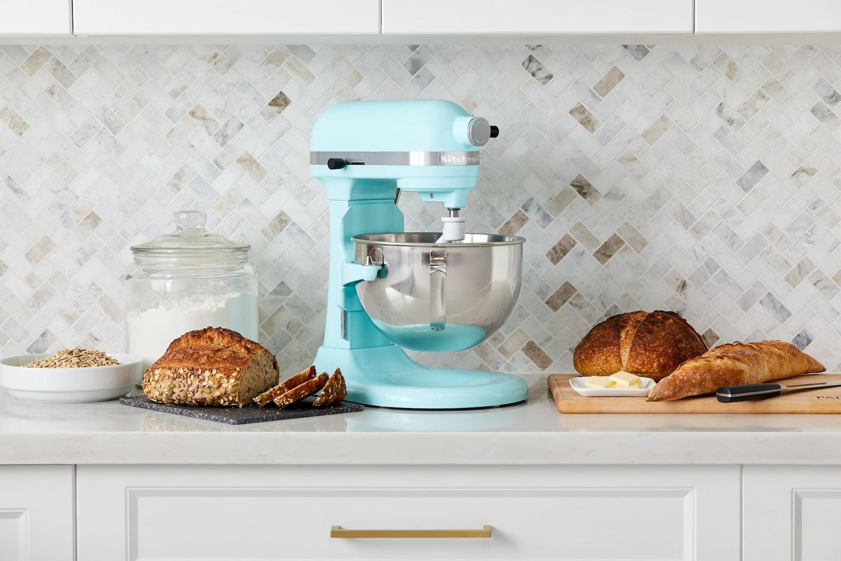 KitchenAid 5.5 Quart Bowl-Lift Stand Mixer, 11 Speed Professional Mixer, Ice Blue