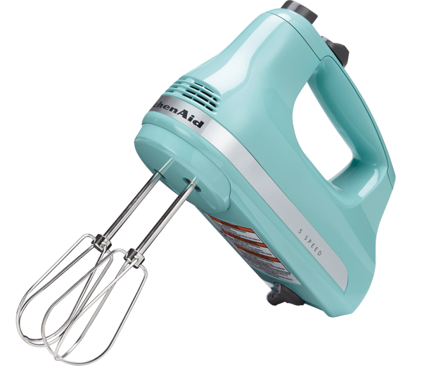 KitchenAid Ultra Power 5-Speeds Hand Mixer with Turbo Beater Aqua Sky Y4