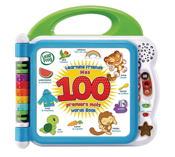 LeapFrog Learning Friends 100 Words Book Play Toy For Toddlers, Bilingual, Ages 18m+ I1