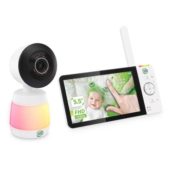 Leapfrog LF2936FHD-Touch Remote Access Pan & Tilt Smart Video Baby Monitor with Colour Night Vision, 5.5-in Screen T0