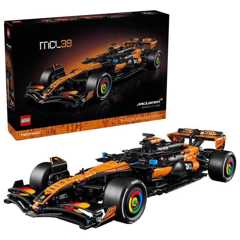 LEGO Technic McLaren MCL39 Formula 1 Car Building Set - 42228, 1675-pcs, Ages 18+ V5