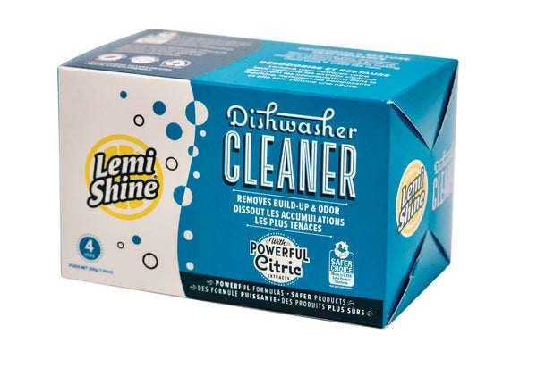 Lemi Shine Dishwasher Cleaner, Fresh Lime Scent, 4-pk K3