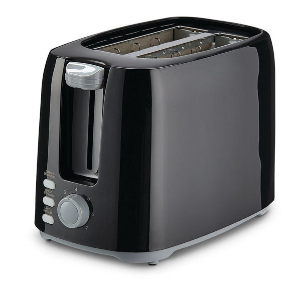 MASTER Chef Wide Slots Toaster with 7 Settings, Black, 2-Slices A8