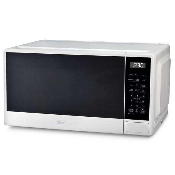 MasterChef Matte Microwave, White, 1.1-cu-ft F8